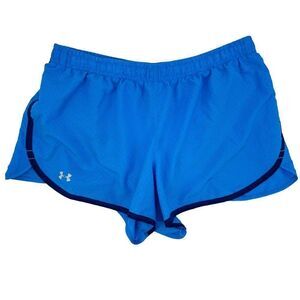 Under Armour Athletic Running Workout Gym Shorts Women’s Blue Medium